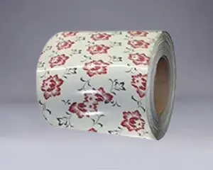 Blomsterutskrift sandwich vegg ppgi ppgl jernspole